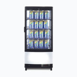 Bromic Countertop Fridge - 80L - 1 Door - Curved Glass - Black  (5 Years Warranty)