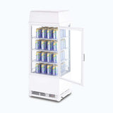 Bromic Countertop Fridge - 78L - 1 Door - Flat Glass - White  (5 Years Warranty)