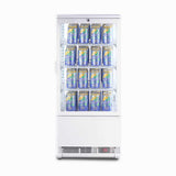 Bromic Countertop Fridge - 78L - 1 Door - Flat Glass - White  (5 Years Warranty)