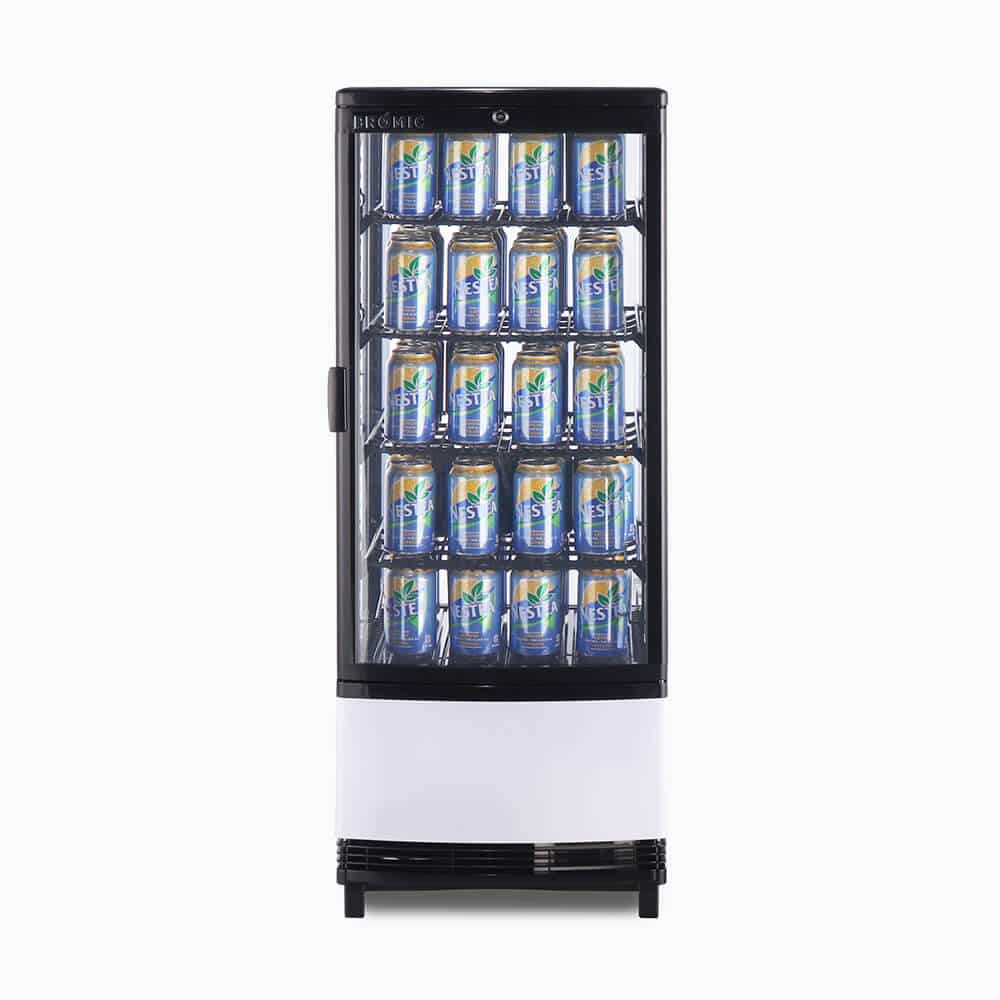Bromic Countertop Fridge - 98L - 1 Door - Curved Glass  (5 Years Warranty)