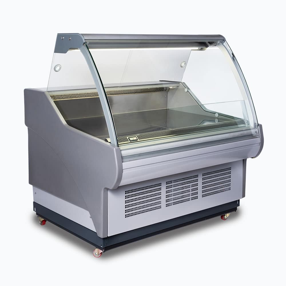 Bromic Curved Glass Deli Display - 1330mm  (5 Years Warranty)