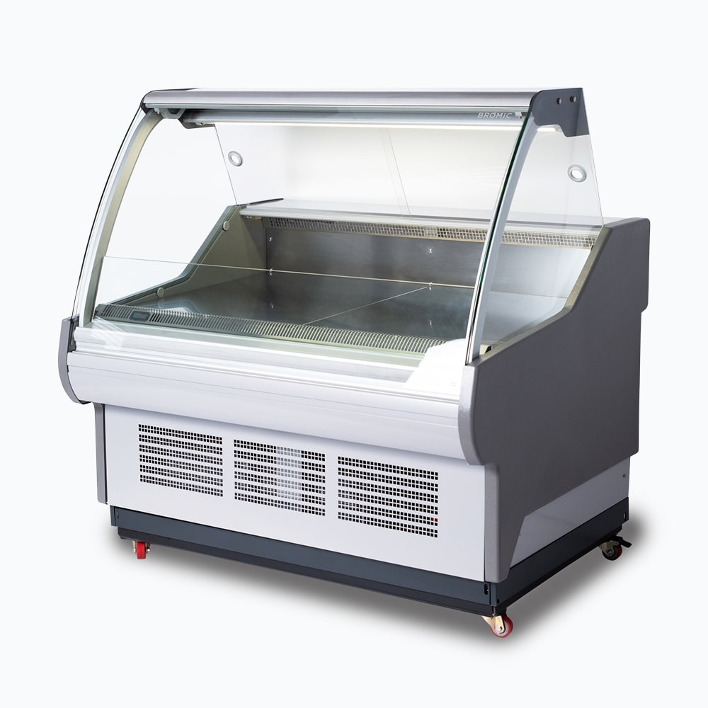 Bromic Curved Glass Deli Display - 1330mm  (5 Years Warranty)