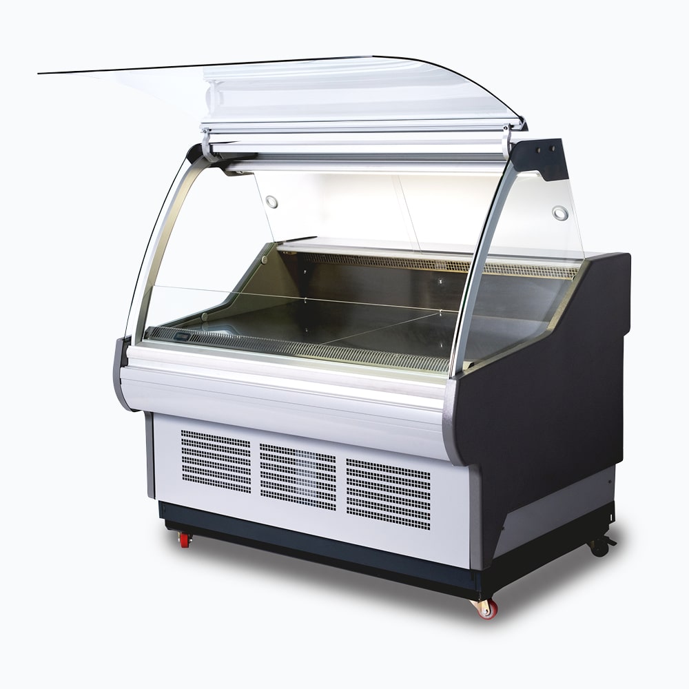 Bromic Curved Glass Deli Display - 1955mm  (5 Years Warranty)