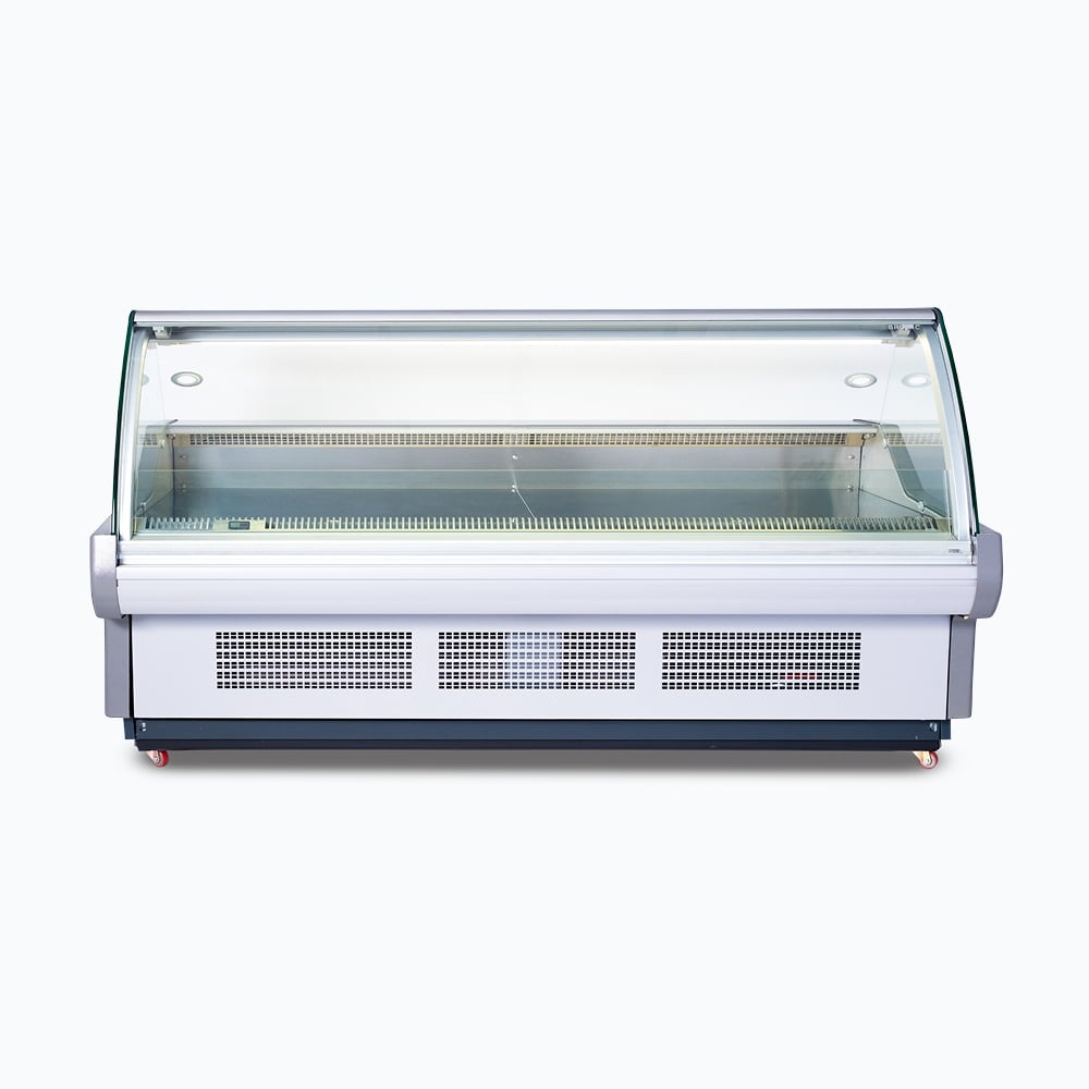 Bromic Curved Glass Deli Display - 2580mm  (5 Years Warranty)