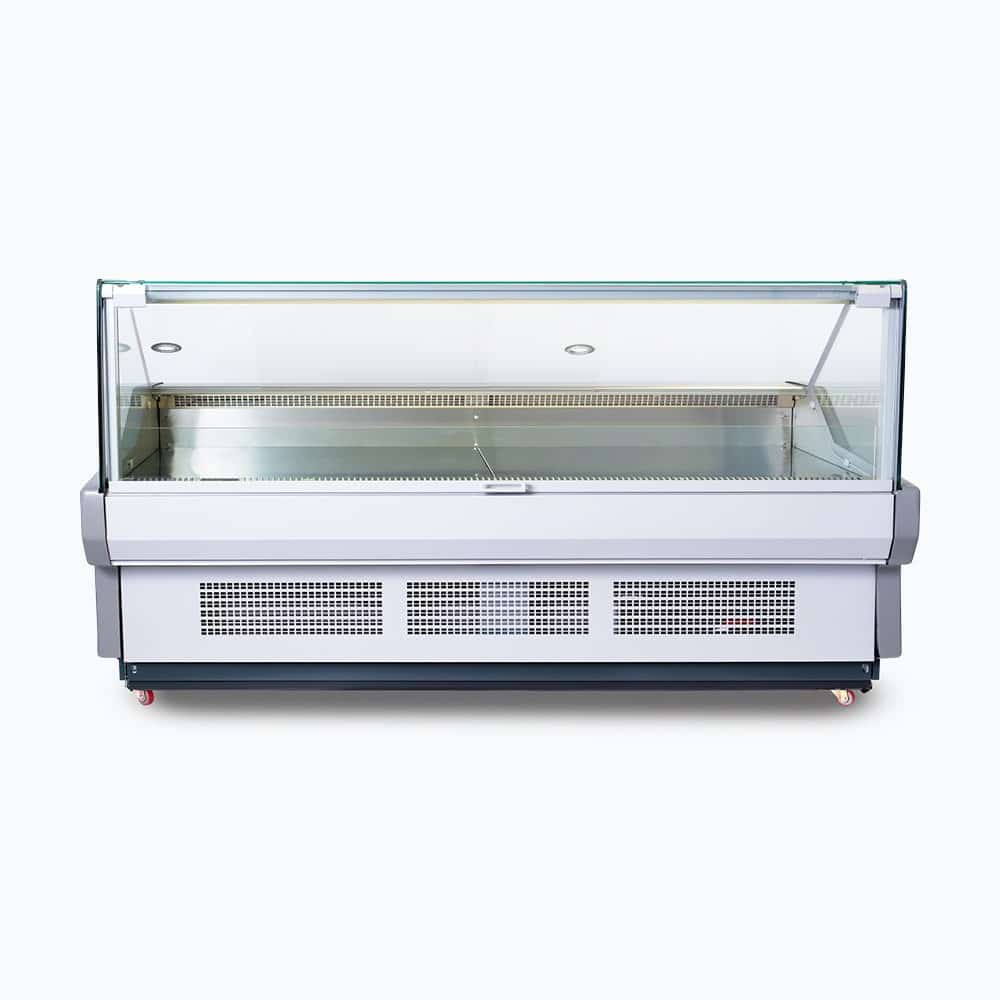 Bromic Square Glass Deli Display - 2580mm  (5 Years Warranty)