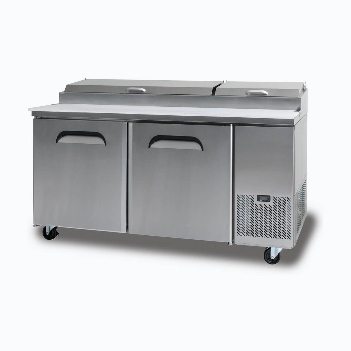 Bromic Pizza Prep Fridge - 2  Doors - 1702mm - 9 Pans  (5 Years Warranty)