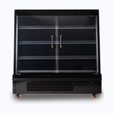 Bromic Semi Vertical Display Fridge - Gondola - 1580mm - 2 Doors - Hinged  (5 Years Warranty)