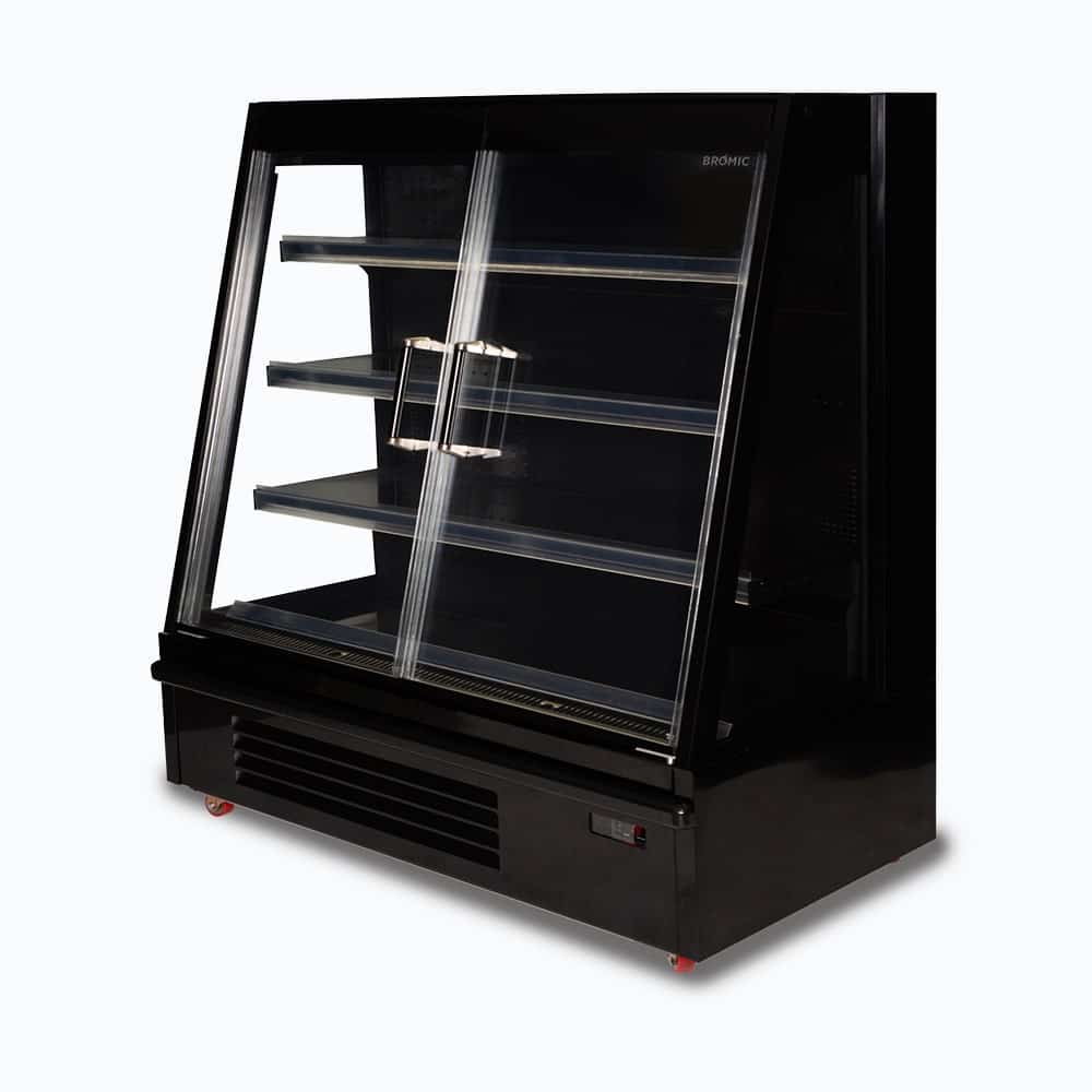 Bromic Semi Vertical Display Fridge - Gondola - 1580mm - 2 Doors - Hinged  (5 Years Warranty)