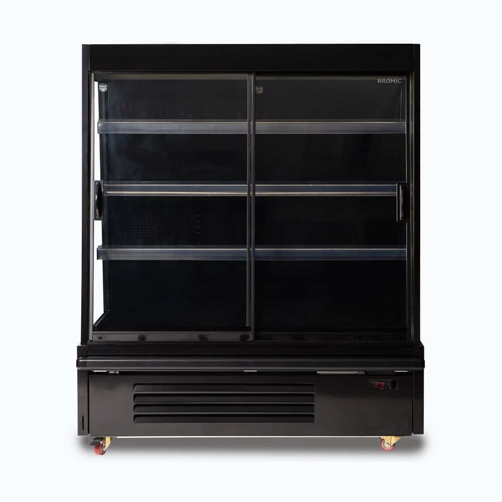 Bromic Semi Vertical Display Fridge - 1250mm - 2 Doors - Sliding  (5 Years Warranty)