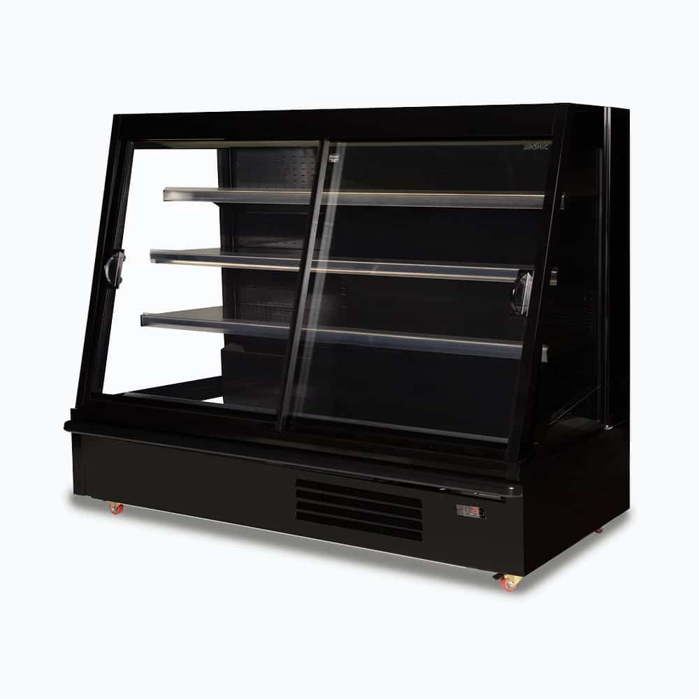 Bromic Semi Vertical Display Fridge - 2500mm - 4 Doors - Sliding  (5 Years Warranty)