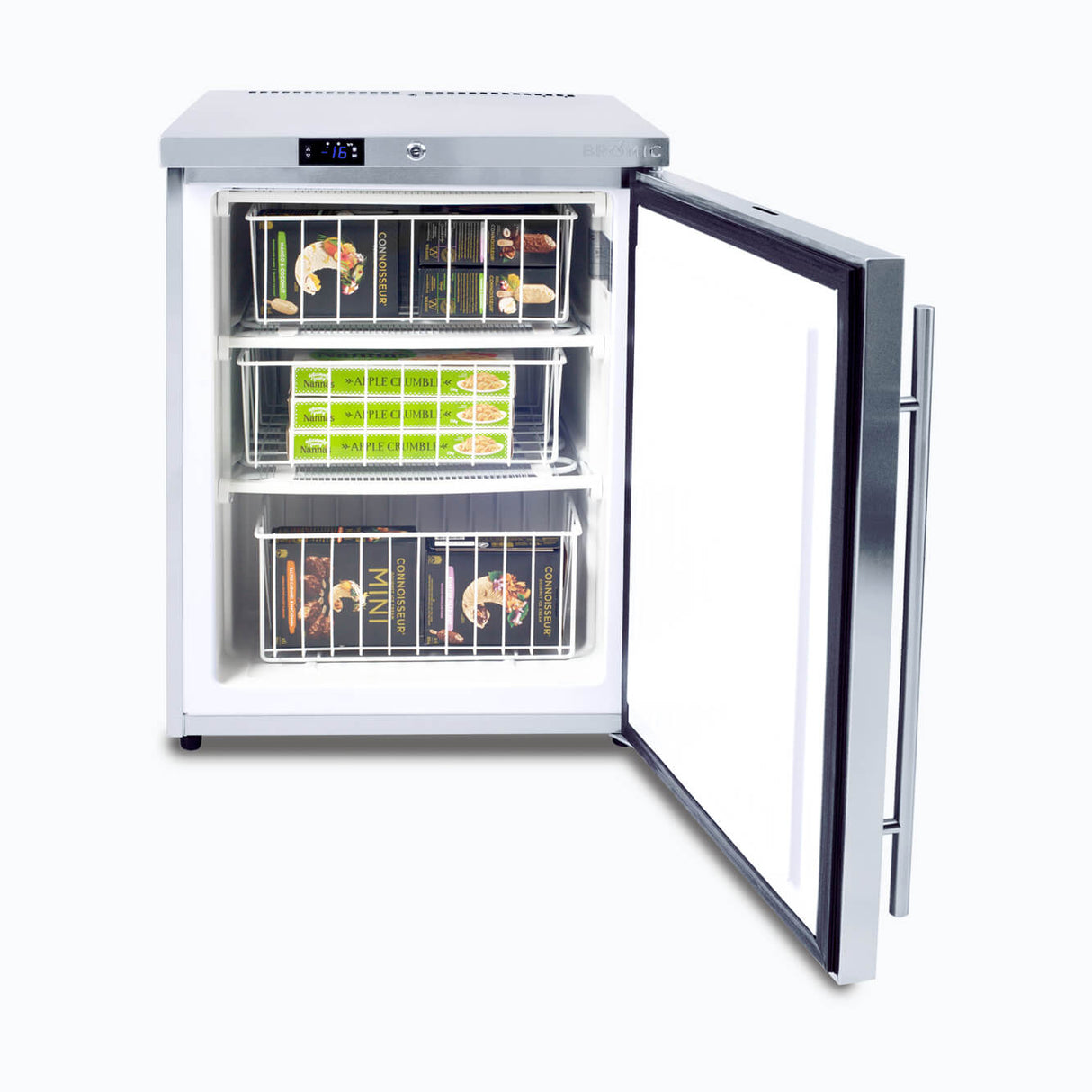 Bromic Under Bench Freezer - 115L - 1 Door - Stainless Steel  (5 Years Warranty)