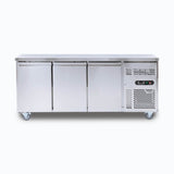 Bromic Under Bench Freezer - 417L - 3 Doors - Stainless Steel  (5 Years Warranty)