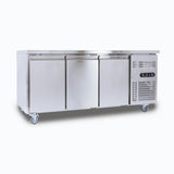 Bromic Under Bench Freezer - 417L - 3 Doors - Stainless Steel  (5 Years Warranty)