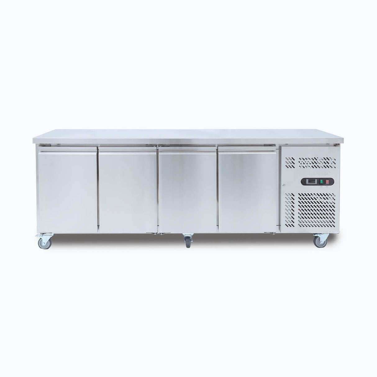 Under Bench Freezer - 553L - 4 Doors - Stainless Steel  (5 Years Warranty)