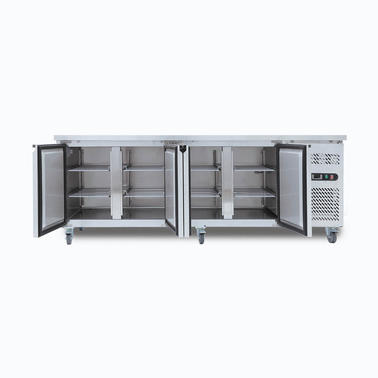 Under Bench Freezer - 553L - 4 Doors - Stainless Steel  (5 Years Warranty)