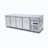 Under Bench Freezer - 553L - 4 Doors - Stainless Steel  (5 Years Warranty)