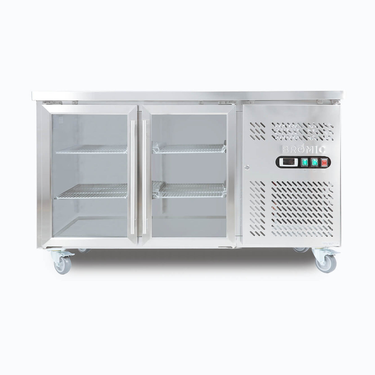 Bromic Under Bench Display Fridge - 282L - 2 Doors - Glass  (5 Years Warranty)