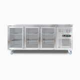 Bromic Under Bench Display Fridge - 417L - 3 Doors - Glass  (5 Years Warranty)