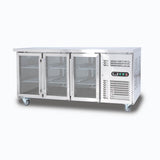 Bromic Under Bench Display Fridge - 417L - 3 Doors - Glass  (5 Years Warranty)