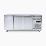 Bromic Under Bench Fridge - 417L - 3 Doors - Stainless Steel  (5 Years Warranty)