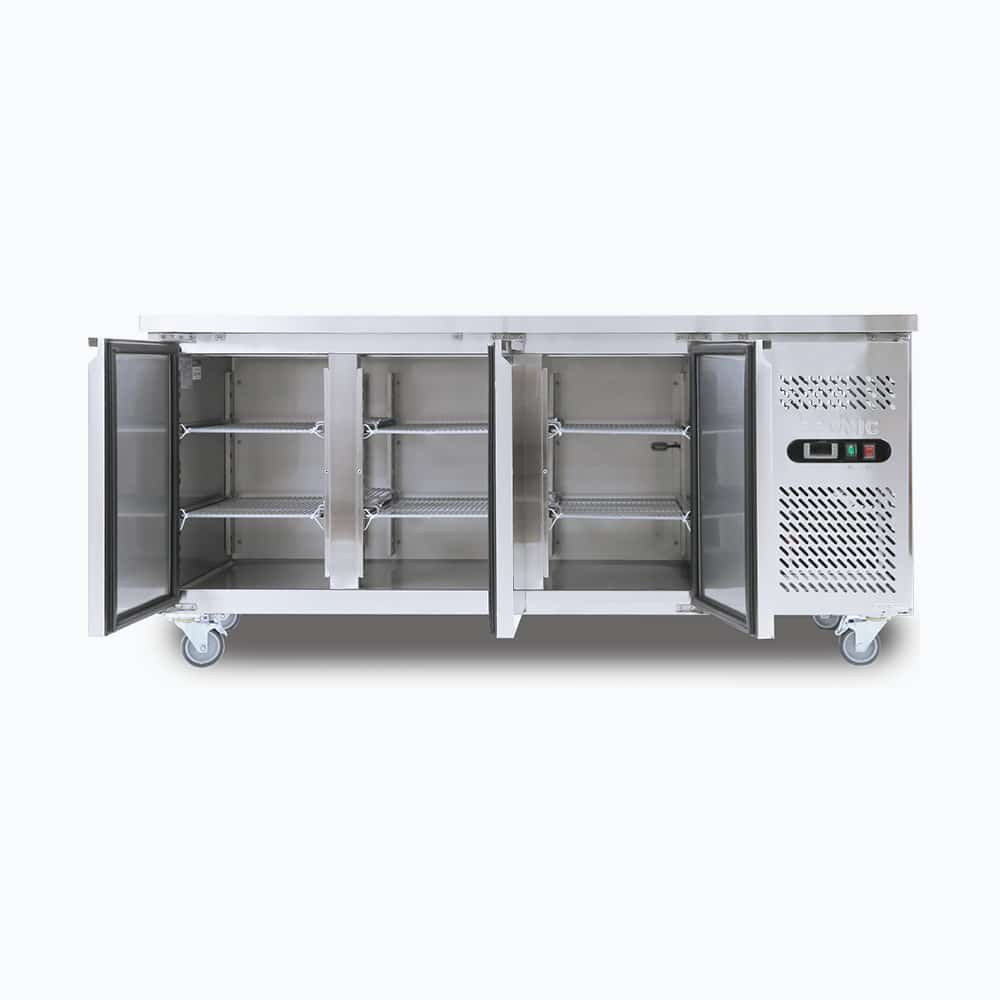 Bromic Under Bench Fridge - 417L - 3 Doors - Stainless Steel  (5 Years Warranty)
