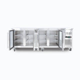 Bromic Under Bench Display Fridge - 553L - 4 Doors - Glass  (5 Years Warranty)