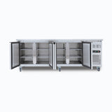 Bromic Under Bench Fridge - 553L -  4 Doors - Stainless Steel  (5 Years Warranty)