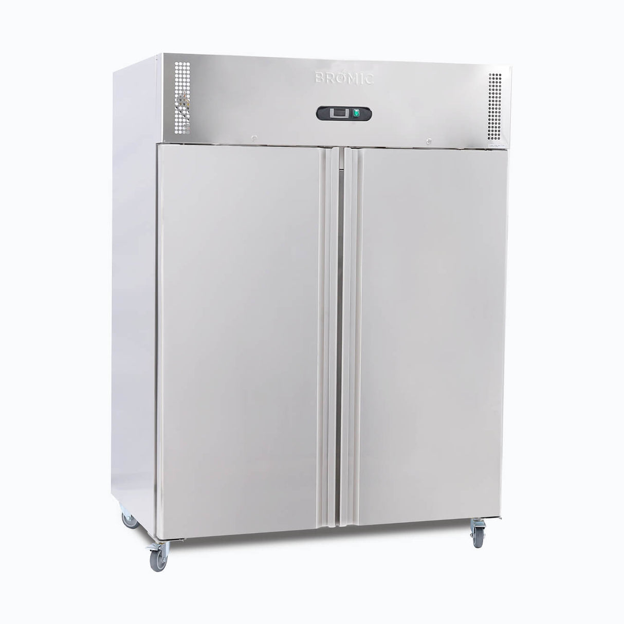 Bromic Upright Fridge - 1300L - 2 Doors - Stainless Steel     (5 Years Warranty)
