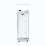 Upright Display Freezer - 444L - 1 Door - Flat Glass - Lightbox      (5 Years Warranty)