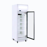 Upright Display Freezer - 444L - 1 Door - Flat Glass - Lightbox      (5 Years Warranty)