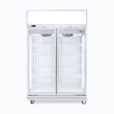 Bromic Upright Display Freezer - 976L - 2 Doors - Flat Glass - Lightbox   (5 Years Warranty)