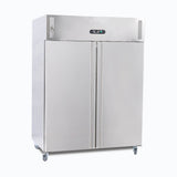 Bromic Upright Freezer - 1300L - 2 Doors - Stainless Steel    (5 Years Warranty)