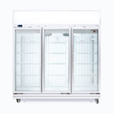 Bromic Upright Display Freezer - 1507L - 3 Doors - Flat Glass - Lightbox     (5 Years Warranty)