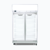 Bromic Upright Display Fridge - 976L - 2 Doors - Flat Glass - Lightbox     (5 Years Warranty)
