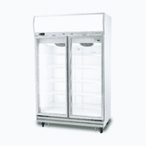 Bromic Upright Display Fridge - 976L - 2 Doors - Flat Glass - Lightbox     (5 Years Warranty)