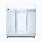 Bromic Upright Display Fridge - 1507L - 3 Doors - Flat Glass - Lightbox     (5 Years Warranty)