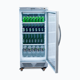 Bromic Upright Display Fridge - 215L - 1 Door - Flat Glass  (5 Years Warranty)
