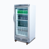 Bromic Upright Display Fridge - 215L - 1 Door - Flat Glass  (5 Years Warranty)