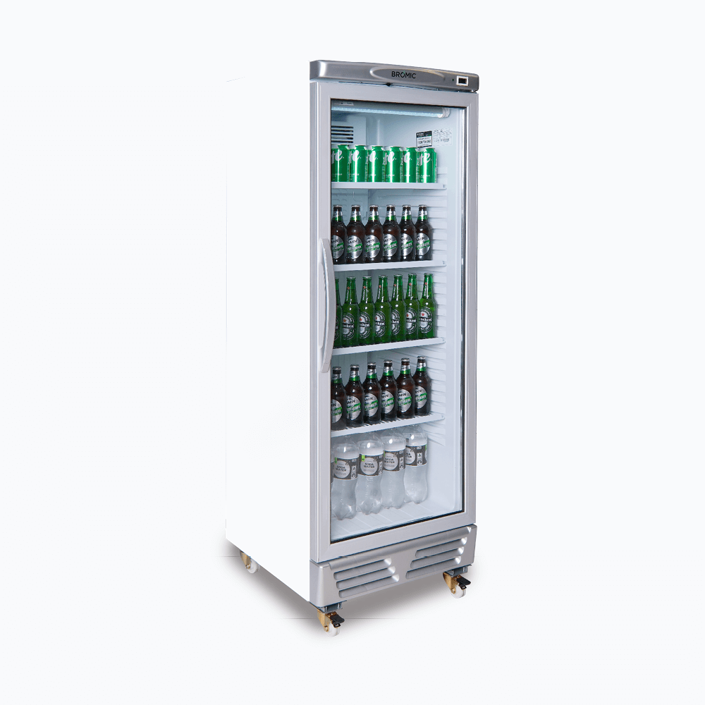 Bromic Upright Display Fridge - 290L - 1 Door - Flat Glass  (5 Years Warranty)