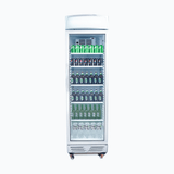 Bromic Upright Display Fridge - 372L - 1 Door - Flat Glass - Lightbox  (5 Years Warranty)