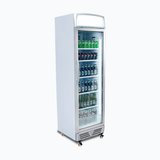 Bromic Upright Display Fridge - 372L - 1 Door - Flat Glass - Lightbox  (5 Years Warranty)
