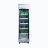 Bromic Upright Display Fridge - 380L - 1 Door - Curved Glass - Lightbox  (5 Years Warranty)