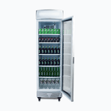 Bromic Upright Display Fridge - 380L - 1 Door - Curved Glass - Lightbox  (5 Years Warranty)