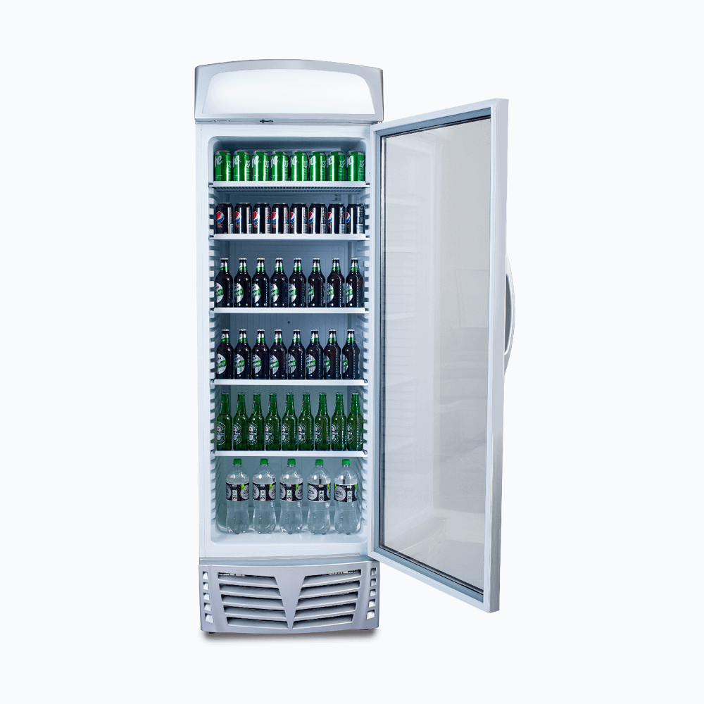 Bromic Upright Display Fridge - 438L - 1 Door - Flat Glass - Lightbox  (5 Years Warranty)