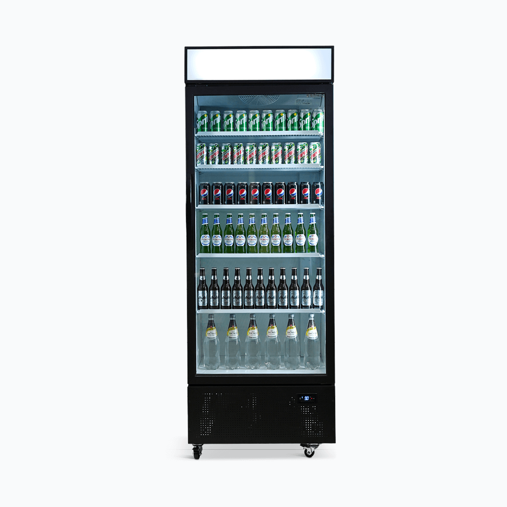Bromic Upright Display Fridge - 659L - 1 Door - Flat Glass - Lightbox    (5 Years Warranty)