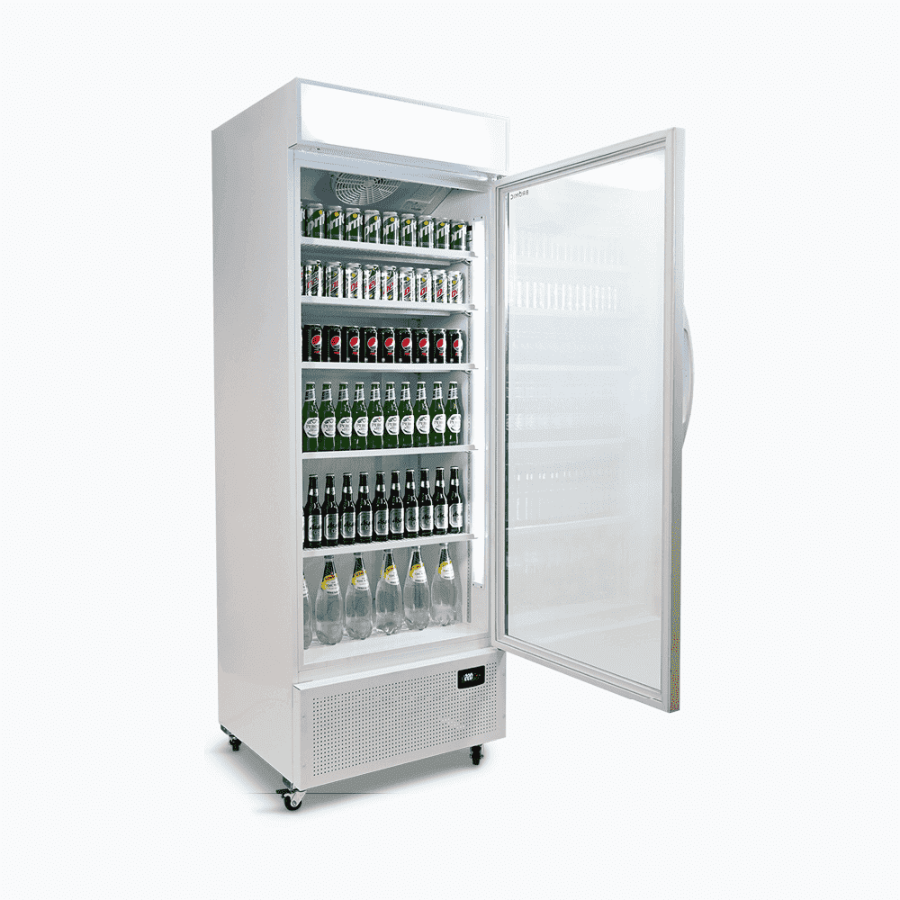 Bromic Upright Display Fridge - 659L - 1 Door - Flat Glass - Lighbox    (5 Years Warranty)