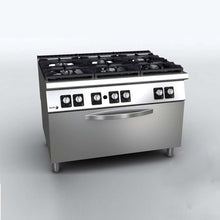 Load image into Gallery viewer, Fagor Kore 900 Series Gas 6 Burner with Gas Oven - C-G961OPH
