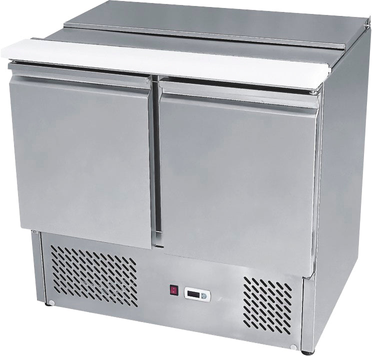 Atosa 2 DOORS SLIDING LID SALADETTE FRIDGE SIZE 900 MM  ESL3800