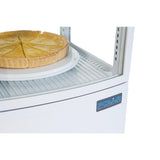 Polar C-Series Energy Efficient Curved Door Display Fridge White - 86Ltr