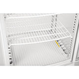 Polar C-Series Energy Efficient Curved Door Display Fridge White - 86Ltr